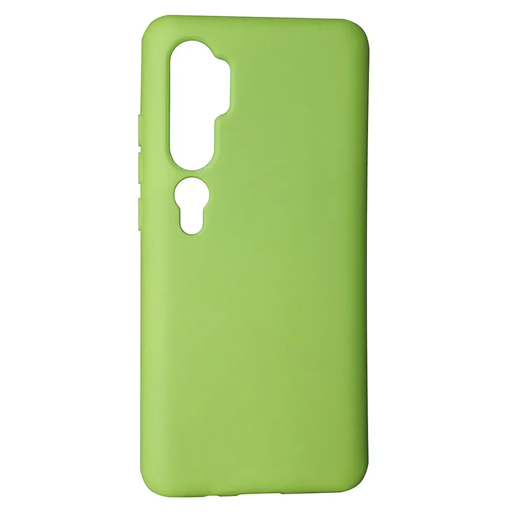 Original Silicone Case — Xiaomi Mi Note 10 — Green (19) — Я Xiaomi Redmi Note 10