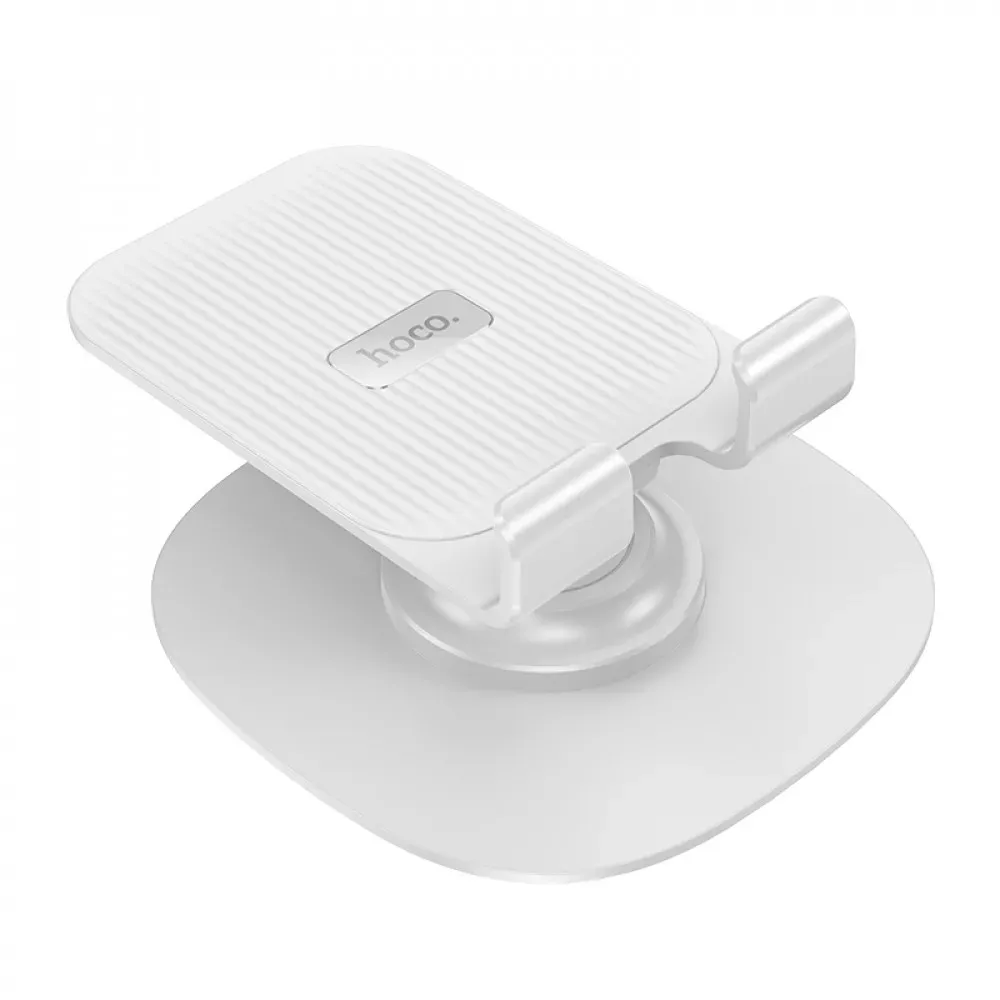 Holder Hoco HD6 Winner dual-axis rotating desktop stand — white — фото 8