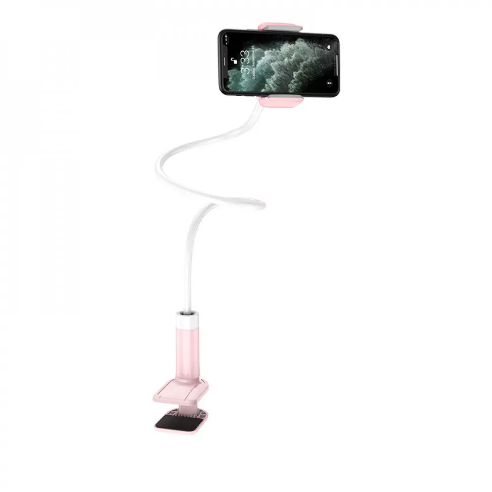 Holder Hoco PH23 Balu mobile phone stand — pink white — фото 6