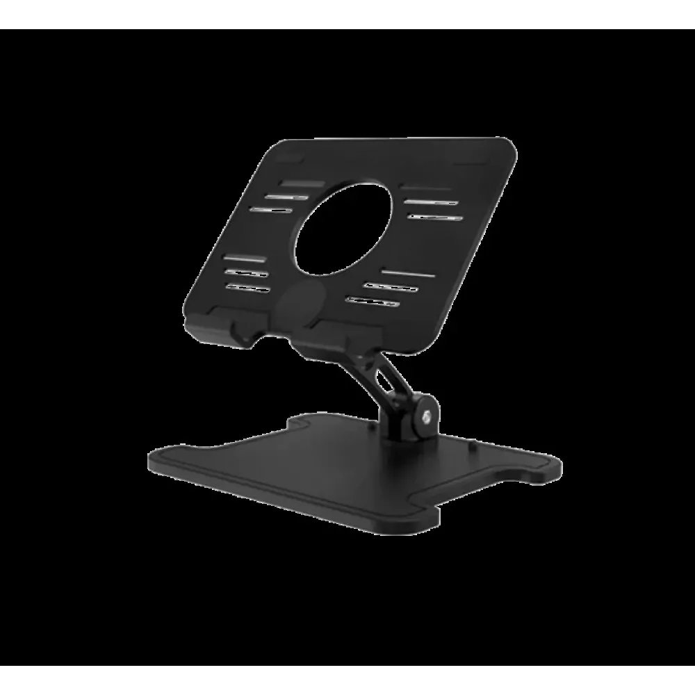 Phone & Tablet Stand — Desktop Biaxial Foldable Metal Grey K-605 — фото 5