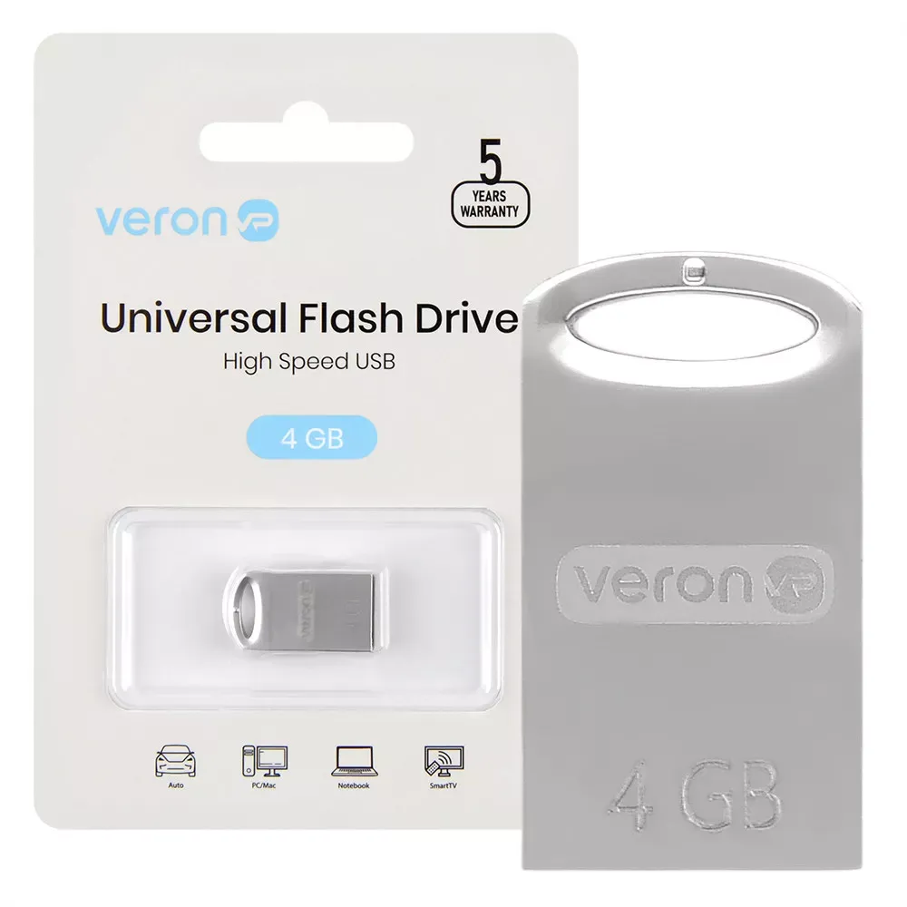USB Flash Drive 4GB Veron USB Metal seies 105 — фото 4
