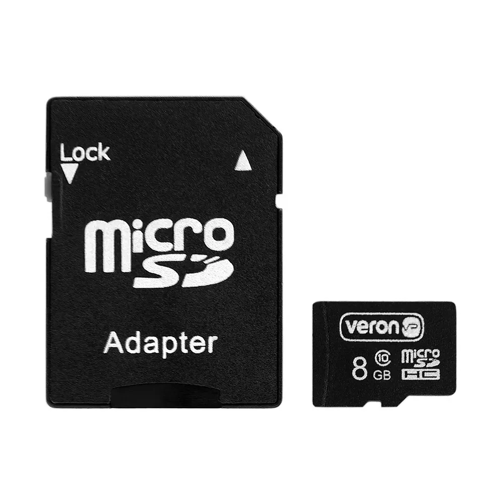 Memory Card 8GB Veron microSDHC class 10 with adapter