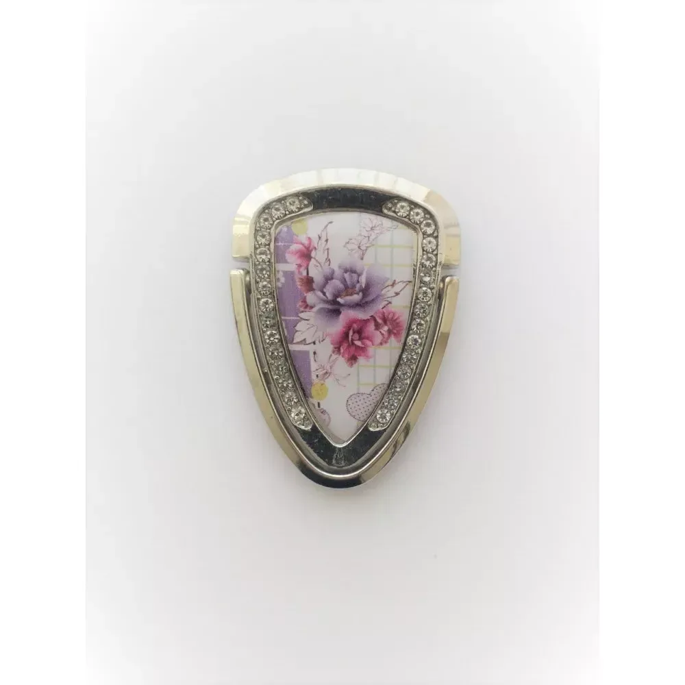 Popsocket Brilliance Stone — Silver