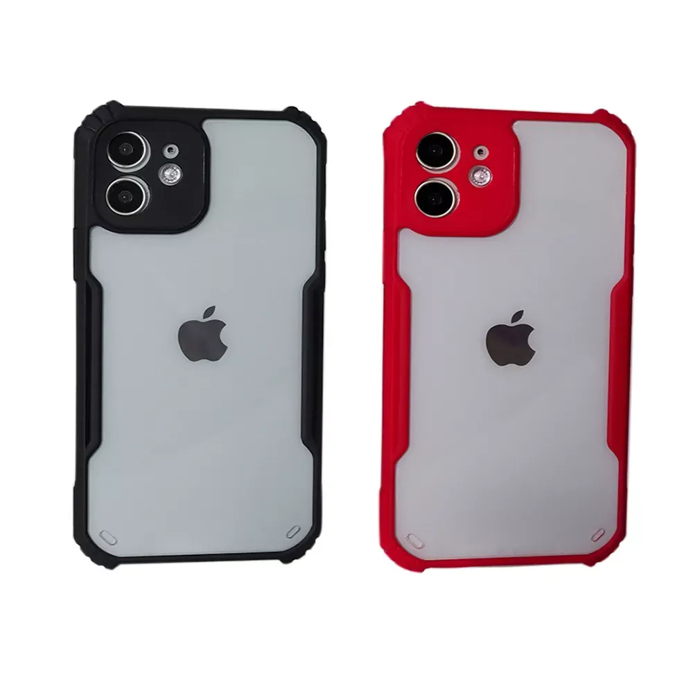 Bracket TPU Plastic Case  iPhone 12 6.1" — Red - фото 3