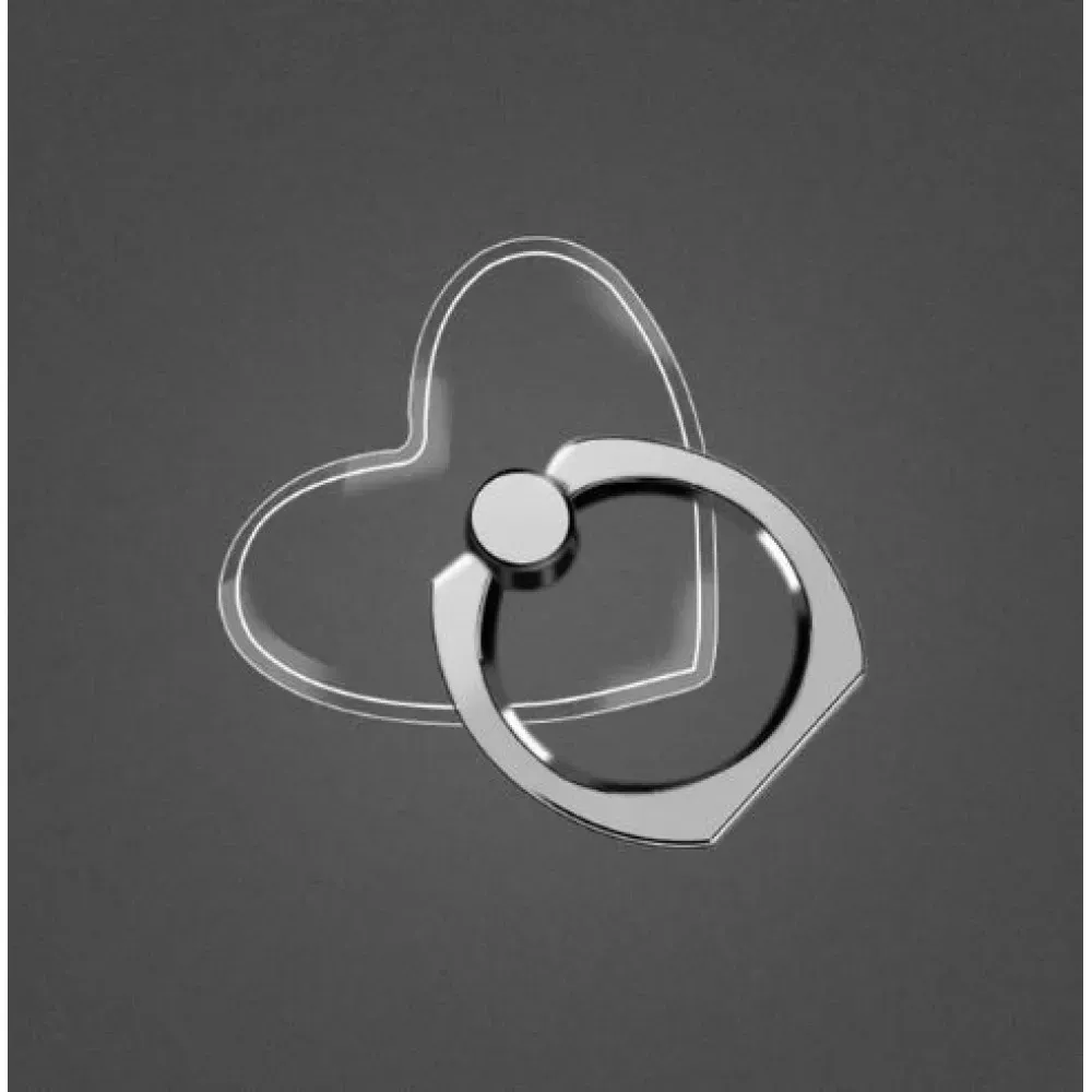 Кольцо держатель Clear — Heart