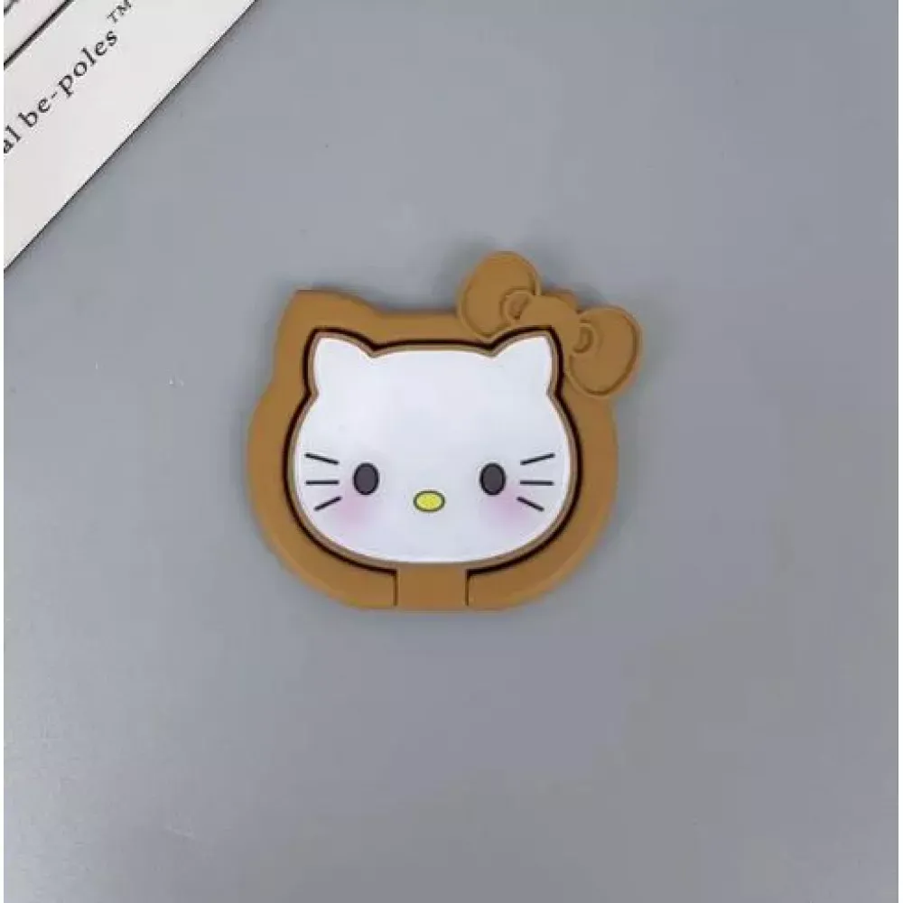 Кольцо держатель Hello kitty — Brown