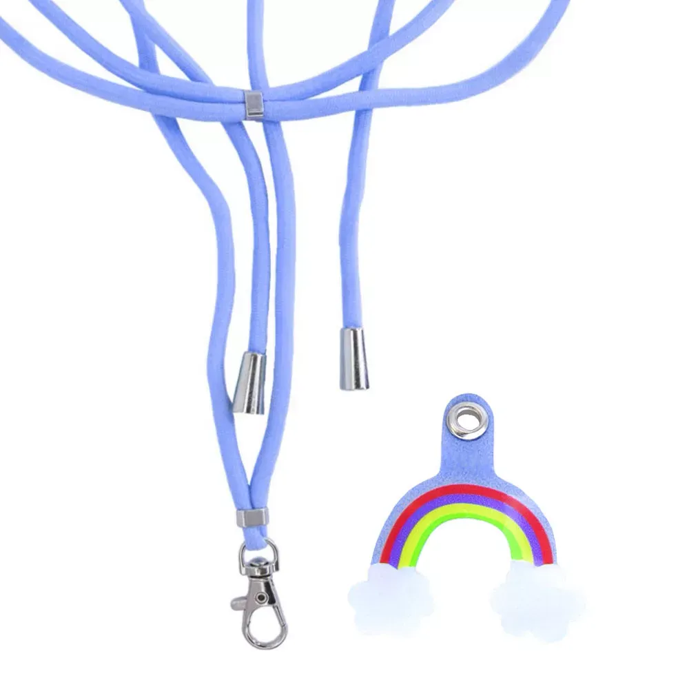 Шнурок на шею Rainbow — Blue