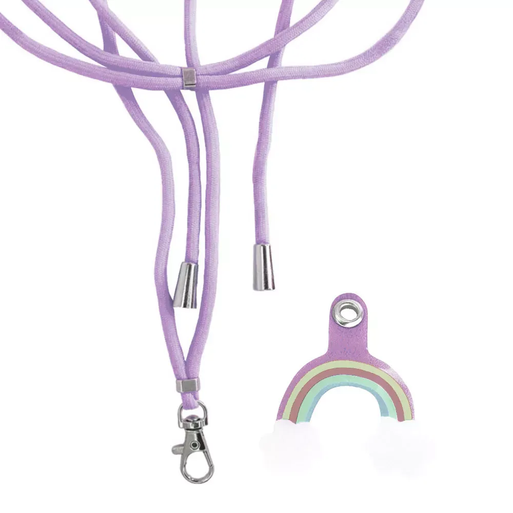 Шнурок на шею Rainbow — Lavander