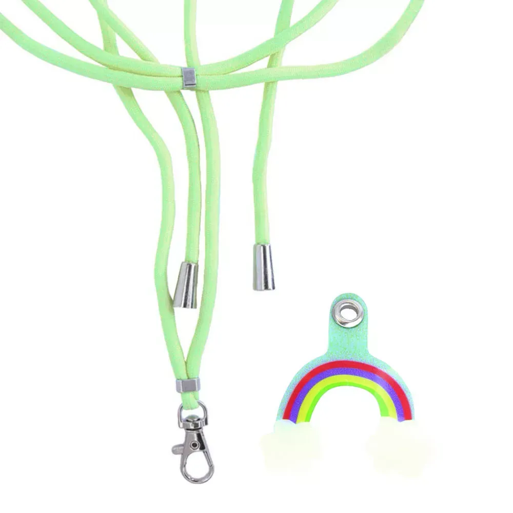 Шнурок на шею Rainbow — Light Green