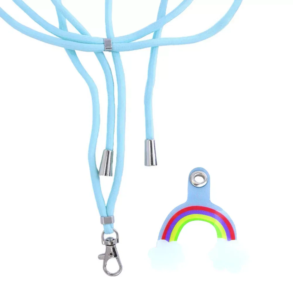 Шнурок на шею Rainbow — Turquoise