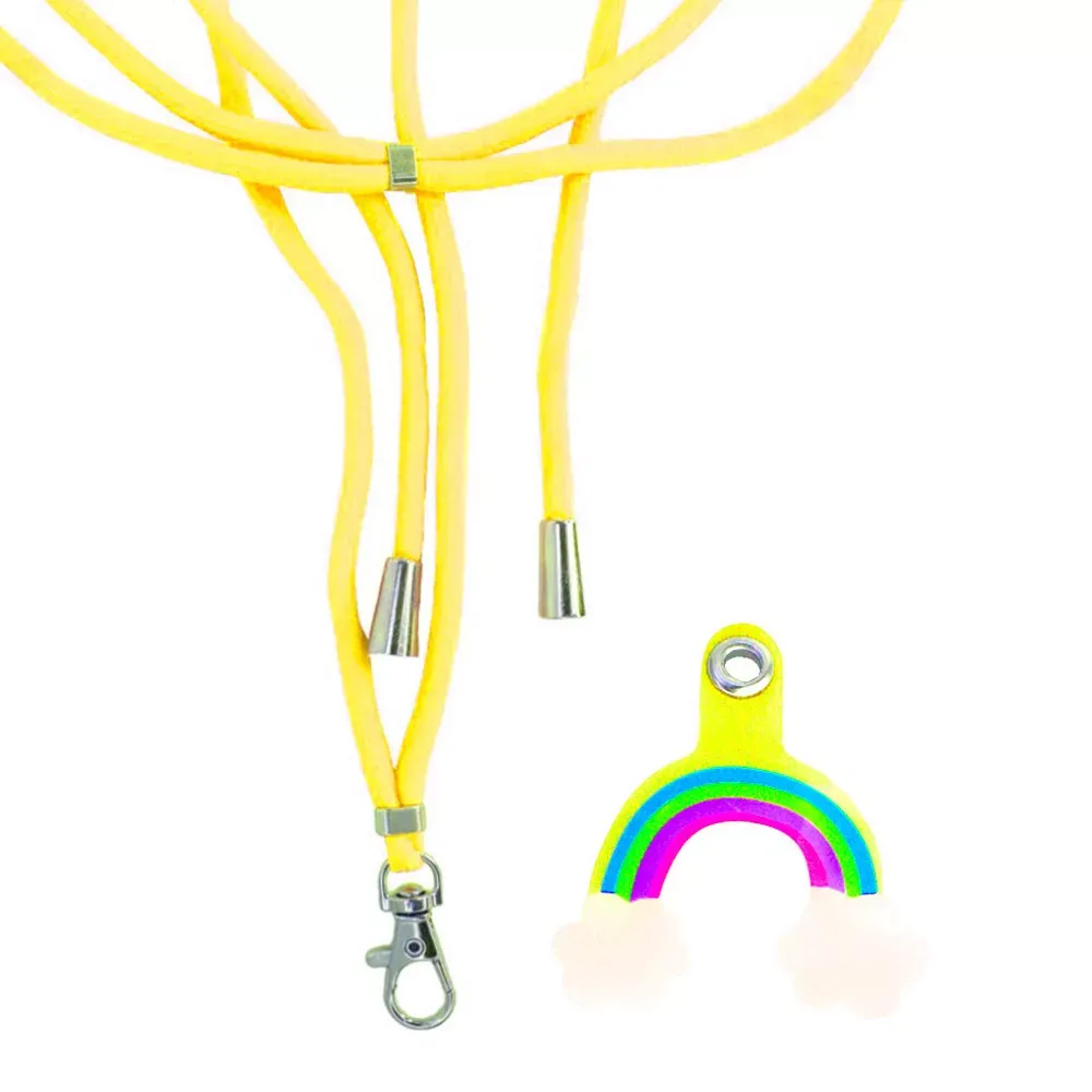 Шнурок на шею Rainbow — Yellow