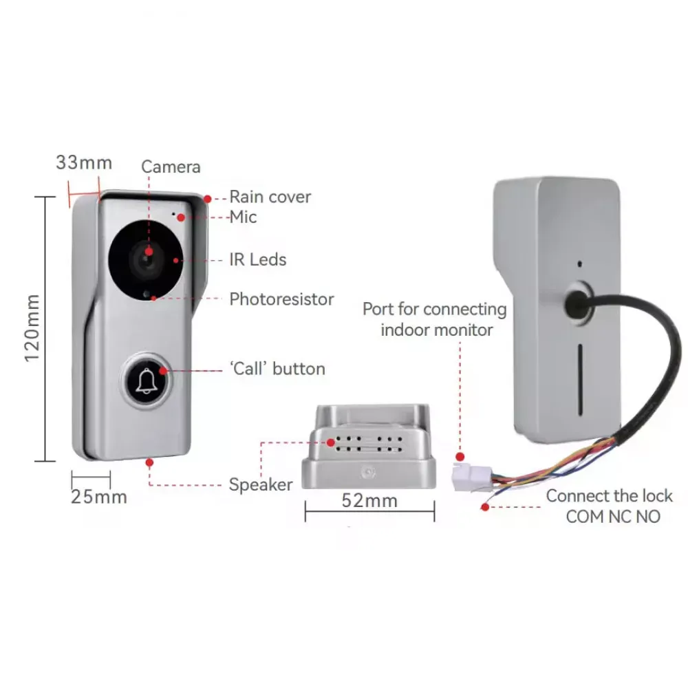 IP Camera Intercom system AHD-1V1 — фото 5