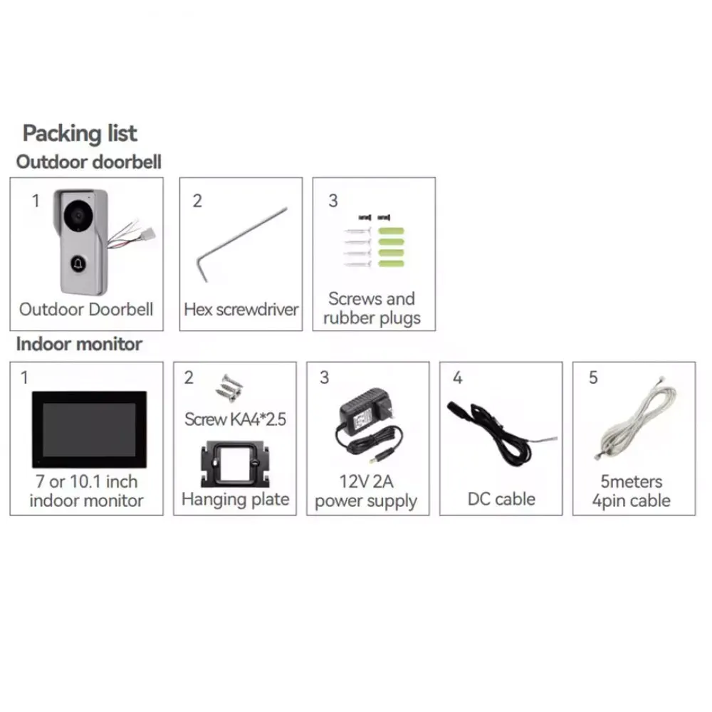 IP Camera Intercom system AHD-1V1 — фото 5
