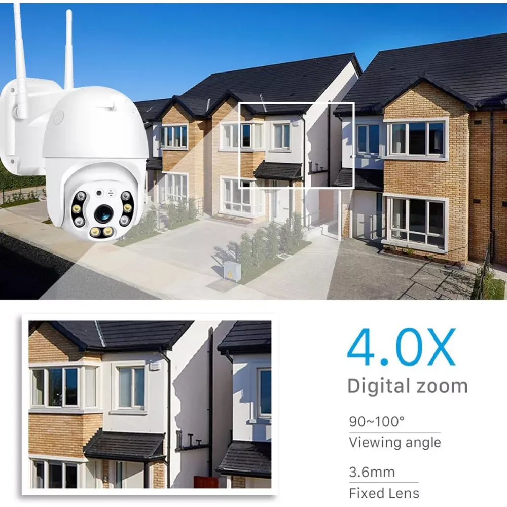 IP WiFi Smart Camera | 3MP | App | Complete Set | Charger | — HD IPC-V380pro-A6 — фото 3