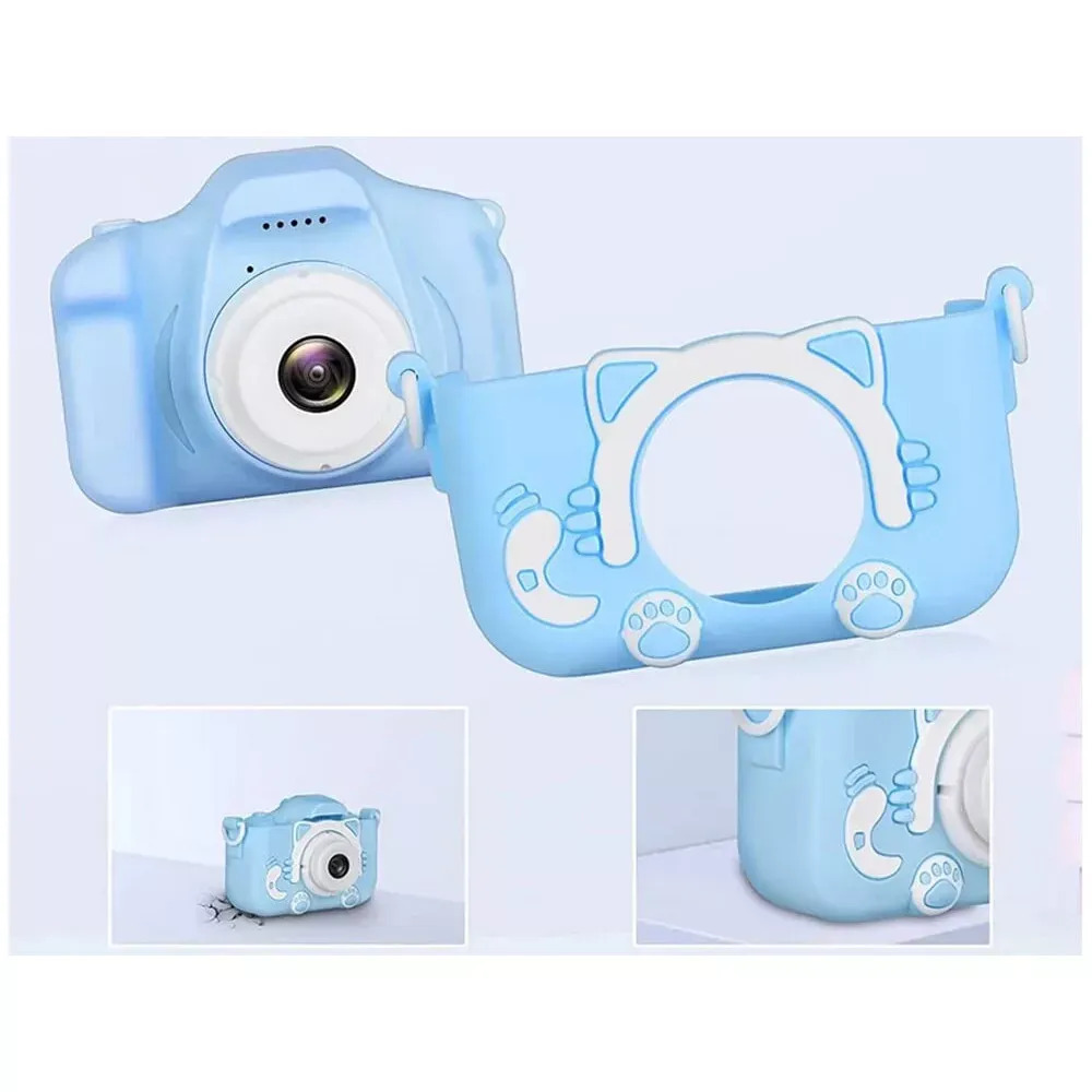Фотоаппарат детский Children`s fun Camera X15  — Blue Rainbow — Различные