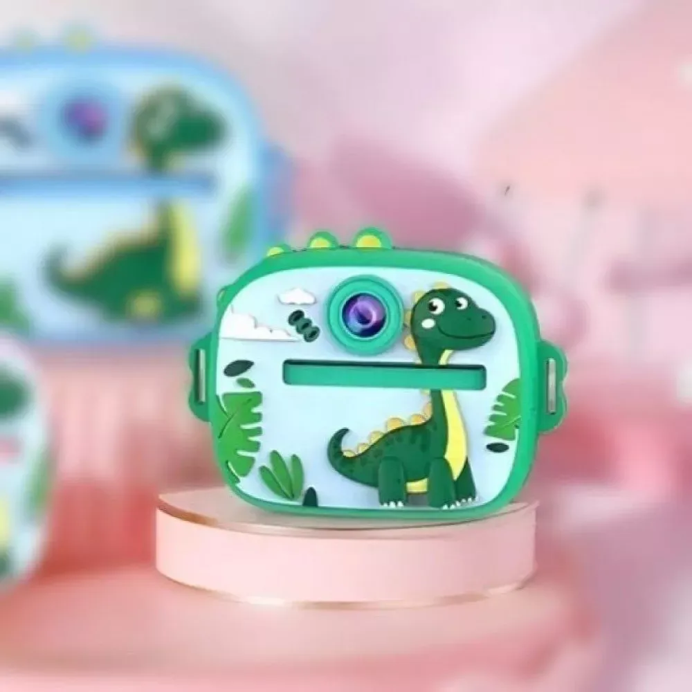 Фотоаппарат детский Print Camera AM-300 — Dino Green — Различные