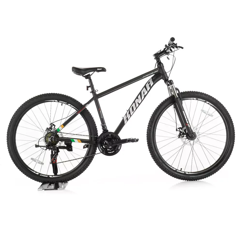 Велосипед KONAR KA-27.517# — Matt Black/Silver/Red