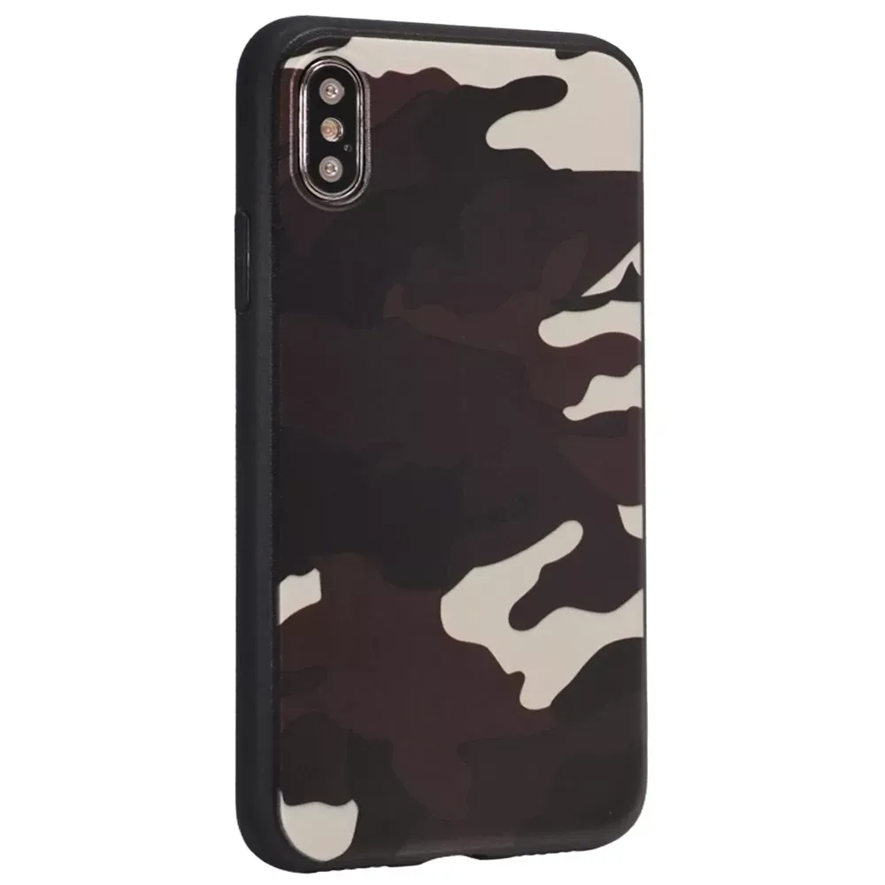 Camouflage TPU Case iPhone Xs MAX — Brown — Различные Apple iPhone Xs Max