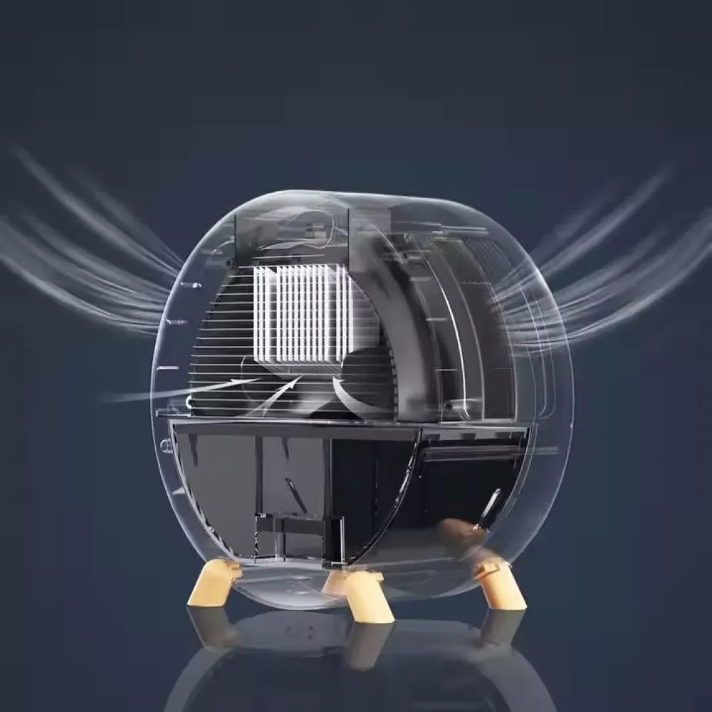 Портативный мини вентилятор WT-D8 — White — фото 3