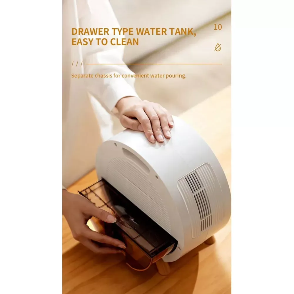 Портативный мини вентилятор WT-D8 — White