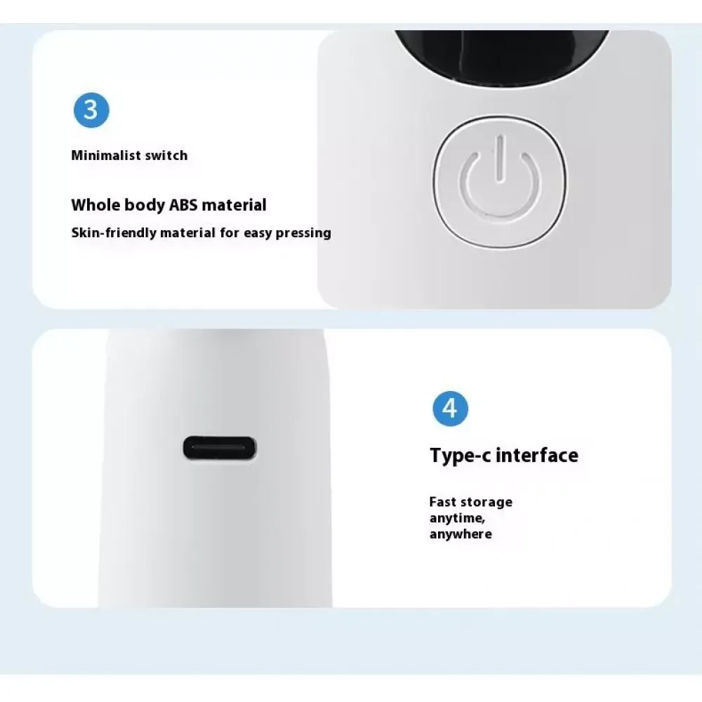 Портативный мини вентилятор WT-F08 White - 1200 mAh