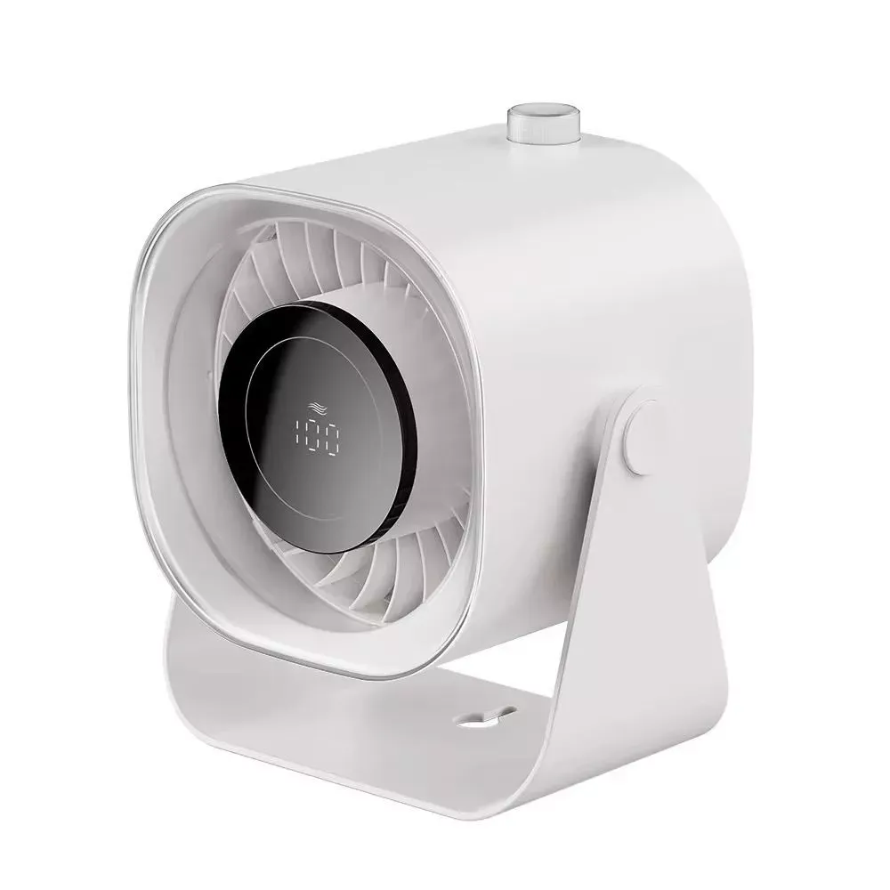 Портативный мини вентилятор WT-F87 - 5000 mAh — White