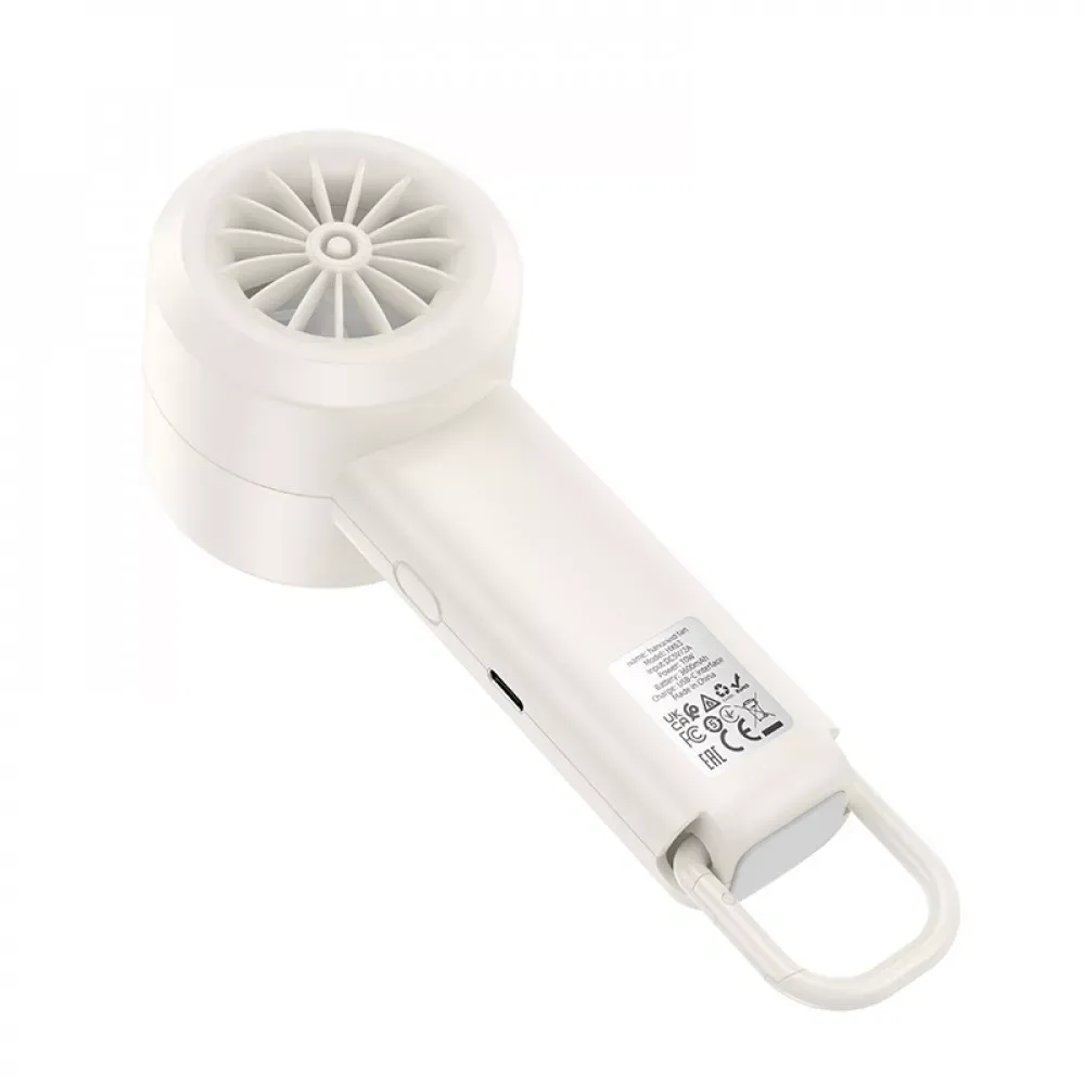Портативный мини вентилятор Hoco HX63 - 2000 mAh — фото 5