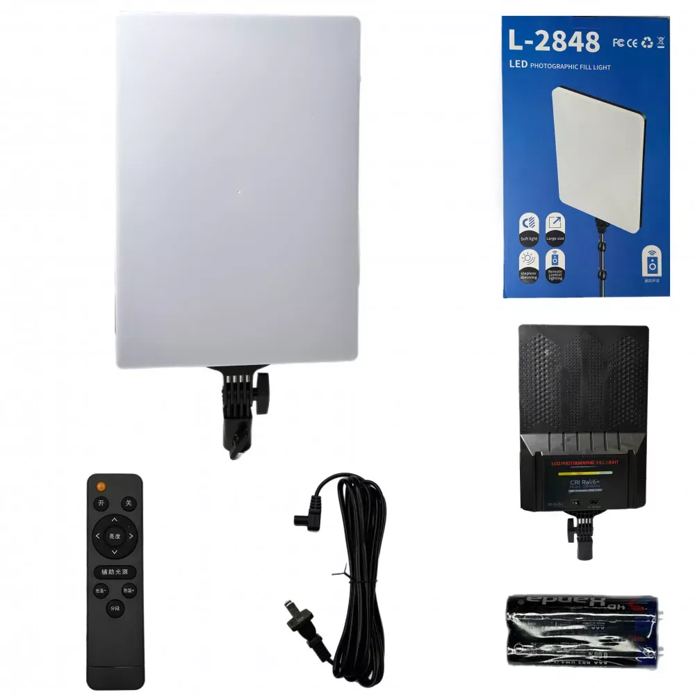 Лампа видеосвет LED L2848 40x28 cm 120 Lights 3200K-5700K — Различные
